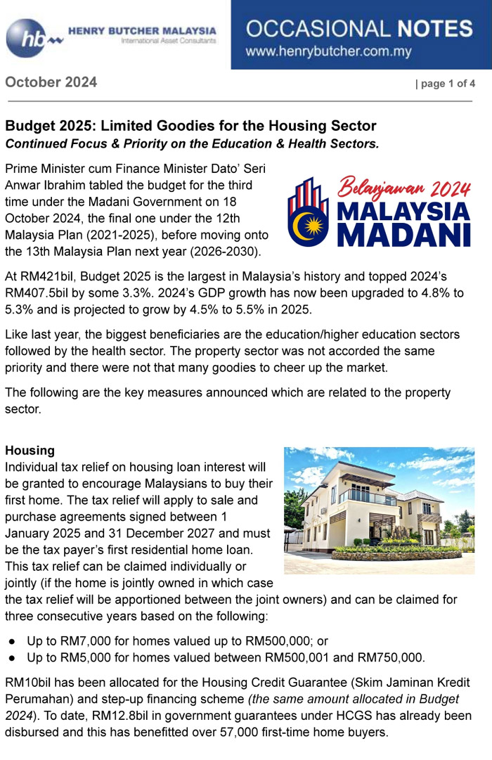 Budget 2025 Occasional Notes - Budget 2025 Commentary